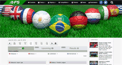 Desktop Screenshot of footballscores24.com