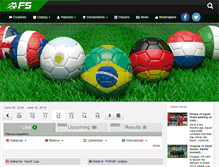 Tablet Screenshot of footballscores24.com